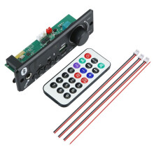 DC5V Bluetooth5.0 Decoder Board 6W Amplifier MP3 Player Support Call Recording 3.5mm USB TF FM for Module Car Speaker