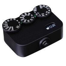 New 35 Wide-Angle Reflective Digital Exposure Meter Light Meter with 3 Dials for Film Cameras A