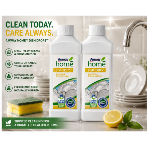 2x Amway Dish Drops  Dishwashing Liquid 2