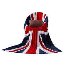 American British flag plaid blanket 50x60 inches