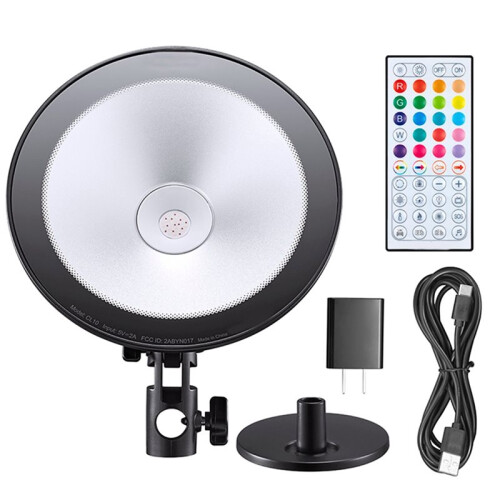 Photography Light LED Webcasting Ambient Light Dimmable Selfie Ring Light Camera Lamp for Video Live Studio Streaming