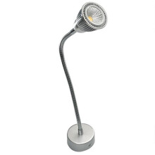 Adjustable LED Gooseneck Wall Light - Spotlight for Professional and Home Use Silver