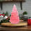 Artificial Crystal Christmas Tree Watermelon Red 5