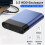 Gabinete para HDD de 2,5 e 3,5 Polegadas USB 3.1  SSD Gabinete para Disco Rígido Externo Ventilador Integrado 5 Gbps 12 TB Plugue UE 7