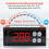 Temp Control Thermostat Digital Temperature  Controller Heating Cooling NTC Sensor for Freezer Fridge 220V 7