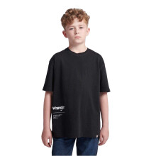 (7-8 Years, Black) Wrangler Boys Graphic Regular T-Shirt