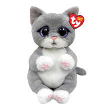 TY Morgan Cat Beanie Bellie Regular 6" | Beanie Baby Soft Plush Toy | Collectible Cuddly Stuffed Te