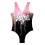 Hype Girls Script Paint Drip One Piece Swimsuit 1
