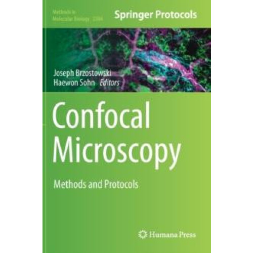 Confocal Microscopy Methods and Protocols Hardcover Book