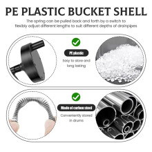 5M Spiral Clog Removal Tool Kitchen Drain Sewer Unclogging Hair Clog Removal Tool,for Bathroom, Sink and Toilet