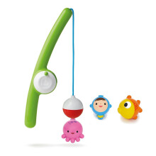 Munchkin Gone Fishing Rod and Reel Magnetic Bath Toy Set | Fun and Interactive Bath Toy for Childre