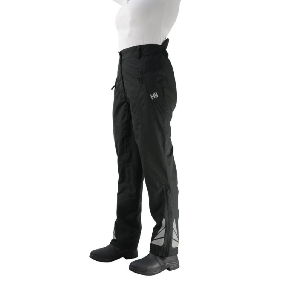 (M, Black) Hyfashion Unisex Adults Waterproof Reflective Over Trousers 5064016766355