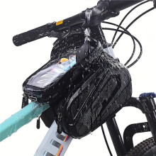 Mountain Bike Front Bag, Mountain Bike Double Bag, Mobile Phone Bag, Upper Tube Bag, Waterproof Bag,Cycling Equipme