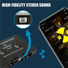 Universell Kassettmusikadapter, Bil Ljud 5.0 Mottagare för Bil Kassett Stereo Kassett Konverterare