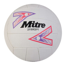 (5, White/Purple/Pink) Mitre Intercept Netball