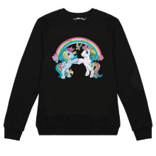 (S, Black) My Little Pony Womens/Ladies Butterfly Sweatshirt