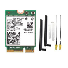Wi-Fi 6 AX201NGW Wifi-Kaart met 8 DB-Antenne, 2974 Mbps, 2,4 GHz/5 GHz BT5.2 Draadloze Netwerkkaartadapter