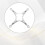 Middle Shell for  Phantom 4 Pro Body Shell Replacement Parts Repair Accessories 5