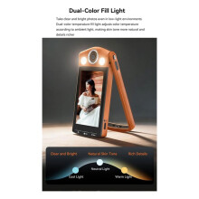 ORDRO VS3 4K Selfie Camera with 360 Flip, 64MP, WiFi 6 Speed & Remote,Auto Focus Digital Photography for Beginner White