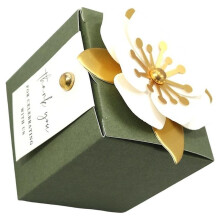 20 Stück Wald-Themen Hochzeitsbonbonnièren - Elegante Blumen-Geschenkboxen, Perfekt für Hochzeitsgeschenke und Dekorationen für Gäste