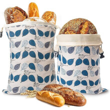 1set/2st Bijenwas Broodzak voor Zelfgemaakt Brood, Zuurdesem Broodzakken met Rits, Ongeveer 13"X17" Natuurlijke Bijenwas