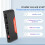 COOLMOON 4Pin PWM Hub 1 to 5 Cooling Fan Temperature Controller  Powered ARGB Controller Splitter for PC Case Cool Fan 3