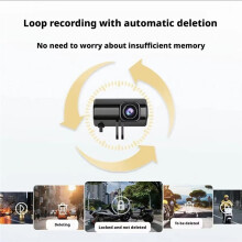 1080P Full HD Motorcycle Dash Cam with 64G Memory Card Built-in WiFi IP66 Waterproof Shockproof Riding Safety Recorder