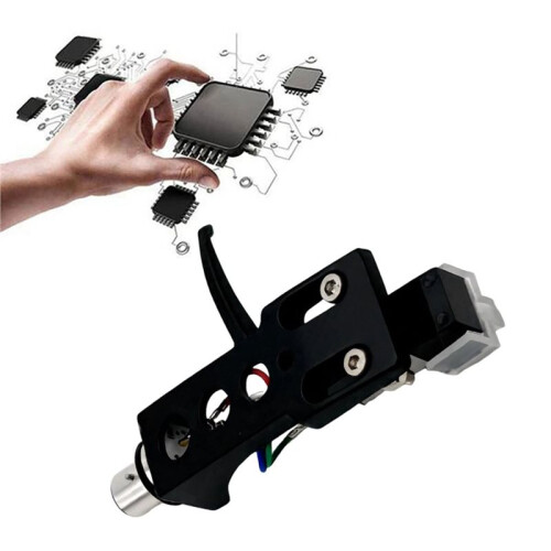 Universal Turntable Headshell+AT3600L Stylus Kit Universal Phono Cartridge Mount for LP Vinyl Record Player A 1