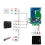 Ultra Thin Metal Reader 13.56M Frequency Touch Keypad IC Card Wiegand26/34 Output 3