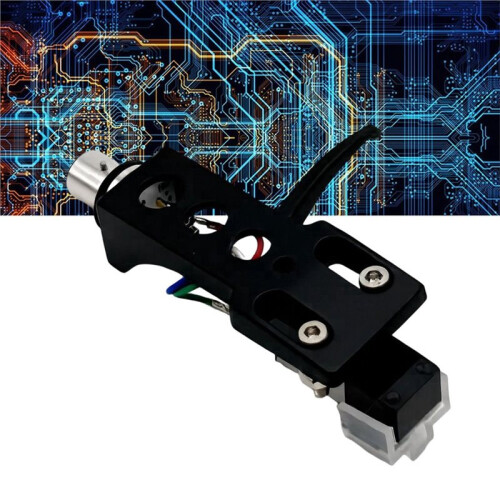 Universal Turntable Headshell+AT3600L Stylus Kit Universal Phono Cartridge Mount for LP Vinyl Record Player A 2
