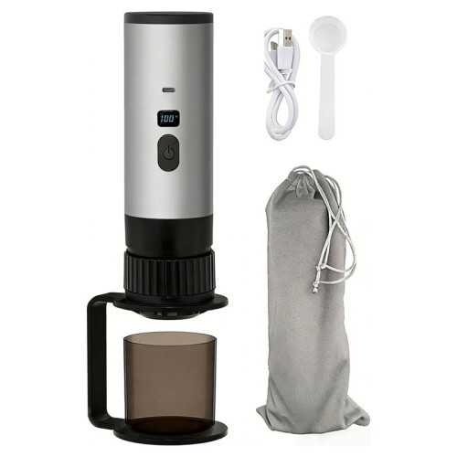 3-In1 Single Serve Coffee Maker,Wireless Protable Coffee Machine Vacuum Pressured,Vacuum Coffee Maker for Travelling C
