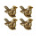 4 Pcs  Bird Shape Copper Bath Disk Ornaments Copper Bird Bath Purification Disks Birdbath Cleaner 1