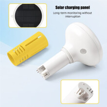 7 in 1 Tuya ZigBee Solar Water Quality Tester PH ORP Total Dissolved Solids Salinity Temp Chlorine Meter for Pool