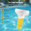 7 in 1 Tuya ZigBee Solar Water Quality Tester PH ORP Total Dissolved Solids Salinity Temp Chlorine Meter for Pool 4