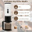 3-In1 Single Serve Coffee Maker,Wireless Protable Coffee Machine Vacuum Pressured,Vacuum Coffee Maker for Travelling B 6