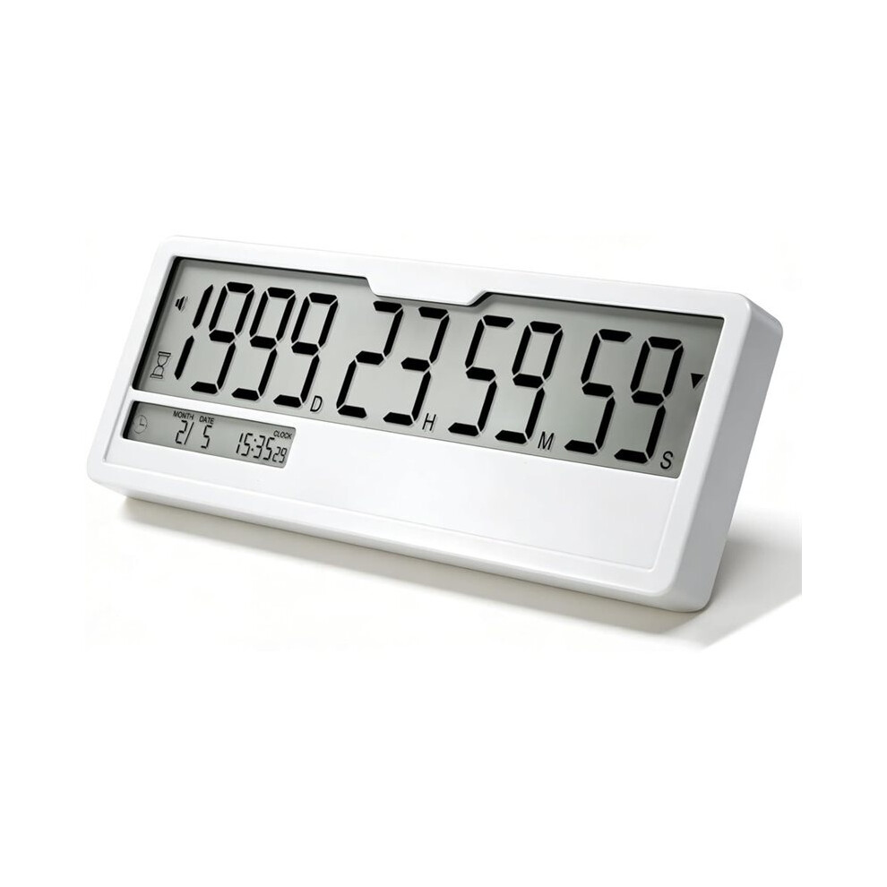 Digital Countdown Timer Clock 9999 Days Calendar Timer, Custom Past Date Countup,For Retirement Wedding Pet Memorial 6032289118002