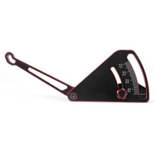 Jauge de Hauteur de Voiture Télécommandée (10-45 mm), Outil de Réglage de Carrossage pour Véhicule Tout-Terrain, Outil de Mesure Rouge + Noir