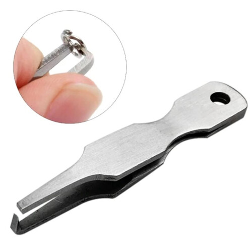 2pcs Ring Opening  Pliers Quick Split Rings Opener Tool Fishing  Tweezers 1