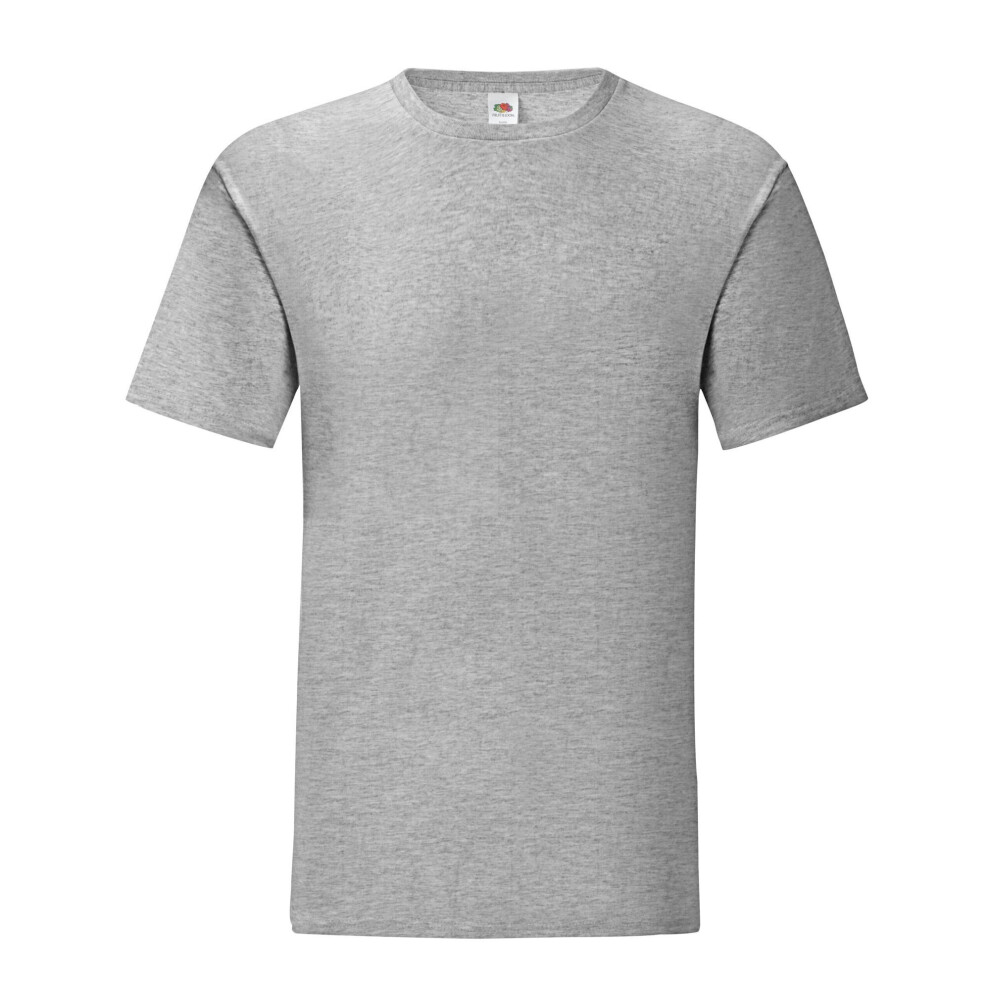 Fruit Of The Loom (S, Athletic Heather Grey) Mens Iconic T-Shirt