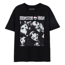 (XL, Black) Monster High Womens/Ladies Dolls T-Shirt
