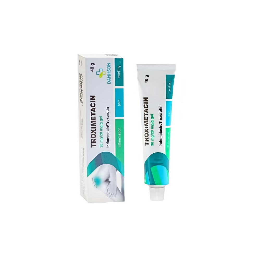 Troximetacin Pain Relief Gel 40g | Topical for Relief of Joint Pain & Soreness and Swelling from Bruises | Muscle Pain Relief Gel Ointment