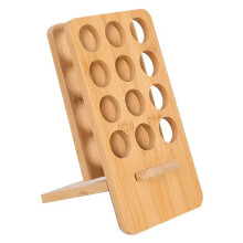 12 Holes 15ML Wooden Essential Oil Bottle Display Stand for  Aromatherapy Perfume Bottles Storage Organizer Rack