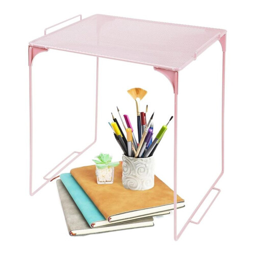 Locker Organizer Shelf Stackable Extra Locker Shelf for School Locker Organizer Storage Cabinet Suitable 2