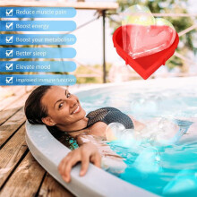 Confezione 4 Stampi per Cubetti Ghiaccio In Silicone Riutilizzabili 6 Libbre Extra Large per Vasche Bagno Fredde e Bagni Ghiaccio, Vassoi per Cubetti