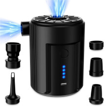New Portable Electric Air Pump for Inflatables for Outdoor Camping,Air Mattress Beds,Boats,Cushion,Couch,Pool Floats B