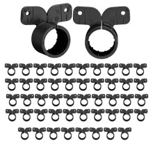 50 Pcs Suspension Pipe Clamps Butterfly Style Pex Tubing Clamps Pex Tubing Pipe Support for Pex, Copper 3/4 Inch