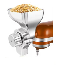 Grain Mill Attachment Fit for Stand Mixer,12-Level Adjustable Flour Mill Grain Grinder for