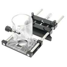 Slotted Bracket Woodworking Desktop Chute Guide Making Tool Workbench Adjustable Linear Guide Rail Slotting Template