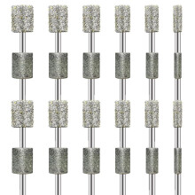 48pcs Diamond Drill Grinding Bit Compatible Polishing Kits Glass Drill Bit 1/8 Inch Accessories for Wood Glass Ceramics