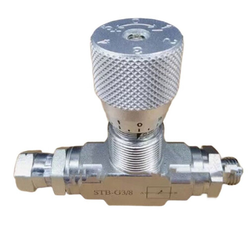 Flow Control Bidirectional Hydraulic Restrictor Valve STB-G3/8 with L08 Connector 1PCS 1